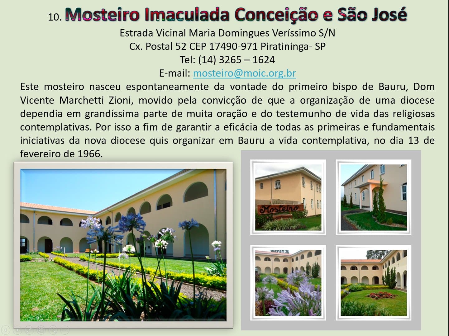 Mosteiro Concepcionista no Brasil 8